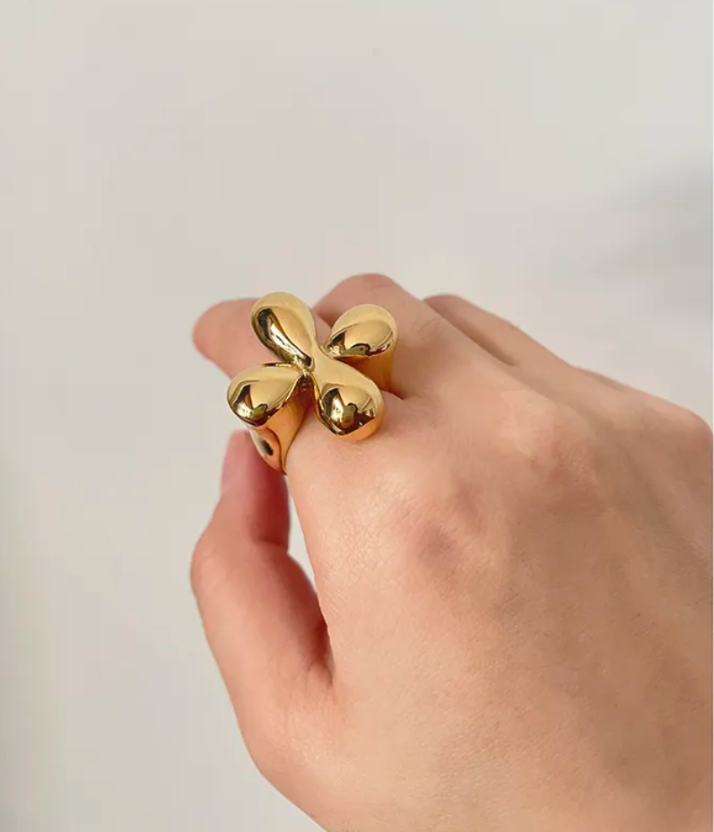 Chunky WildFlower Ring