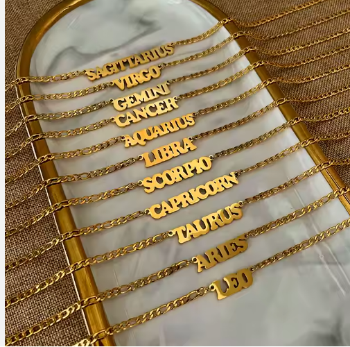 Zodiac Nameplate
